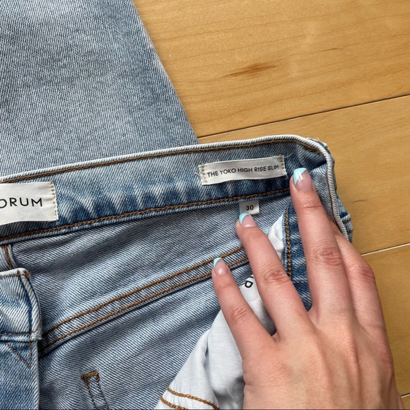 DENIM FORUM The Yoko High Rise Slim - Picture 3 of 9